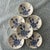 Antique Southern Potteries Hand Painted Blue and White Flower Small bowls