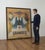 A large and impressive original vintage French advertising poster from circa 1950 promoting the wines of the Grandes Caves...