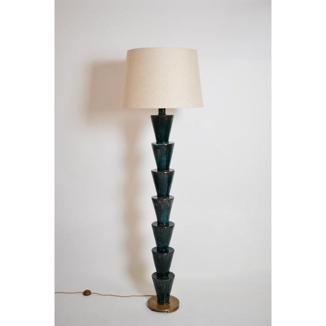 Nizwa Dark Turquoise Floor Lamp by Barracuda Interiors For Sale - Image 5 of 5