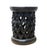 African Vintage Lg Tribal Nobility Bamileke Spider Stool/Table Cameroon 18" H For Sale - Image 3 of 6