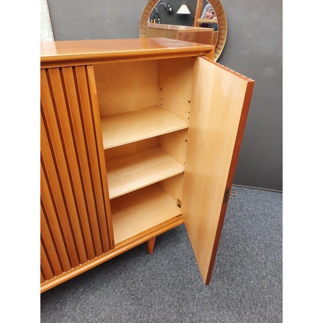 Mid-Century Cherrywood Highboard by Leo Bub, 1950s For Sale - Image 10 of 16