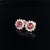 Rubellite Tourmaline Diamond Earrings 14k WG 2.55 TCW Certified For Sale - Image 10 of 14
