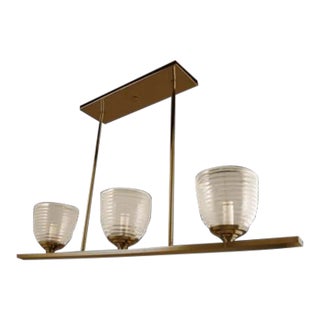 Murine Pendant in Patinated Finish For Sale