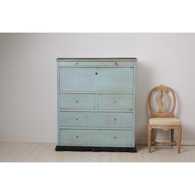 Antique Folk Art Secretary Desk For Sale - Image 6 of 14