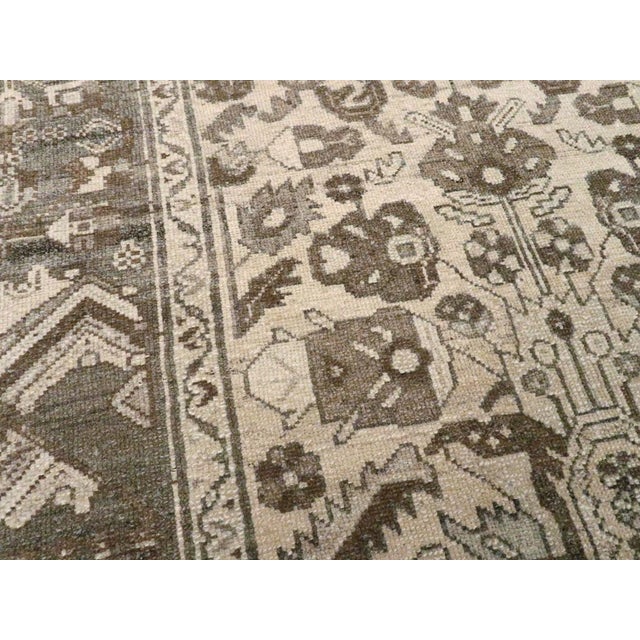Rustic Galerie Shabab Collection Mid-20th Century Persian Malayer Accent Rug For Sale - Image 3 of 6