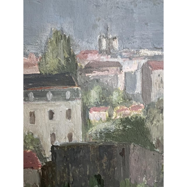 Eugène Louis Martin, The Villa, 1946, Oil on Canvas, Framed For Sale - Image 4 of 13