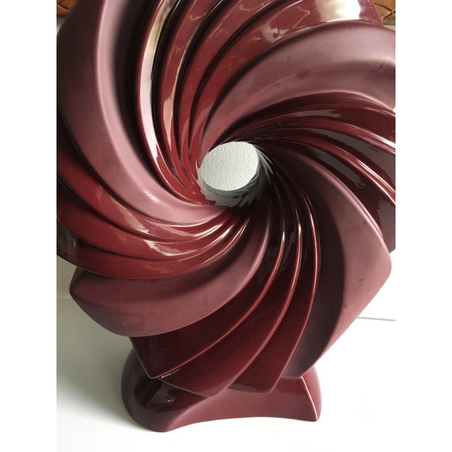 Vintage 1980s Harris Potteries Sculptural Lamp For Sale In West Palm - Image 6 of 12