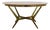 Round Coffee Table with Brass Base and Pink Marble Top, Italy, 1960s For Sale