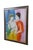Neoclassical Late 20th Century The Lovers Emulation Oil Painting on Canvas After Pablo Picasso 31" For Sale - Image 3 of 11