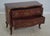 Chinoiserie Red & Gold Chinoiserie Serpentine 2 Drawer Commode Dresser For Sale - Image 3 of 16