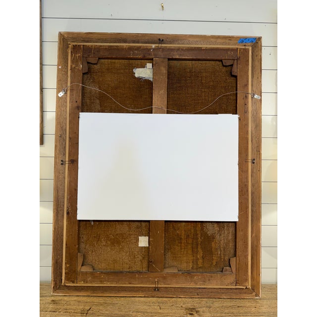 Large 19th Century Oil on Canvas For Sale - Image 9 of 11