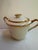 1950s Vintage 1950s Limoges France Creamer and Sugar Bowl With Lid by Cenpor in Classic White and Gold Trim Set For Sale - Image 5 of 16