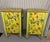 Early 20th Century Venetian Style Chartreuse Chinoiserie Cabinets / Nightstands - A Pair For Sale - Image 14 of 16