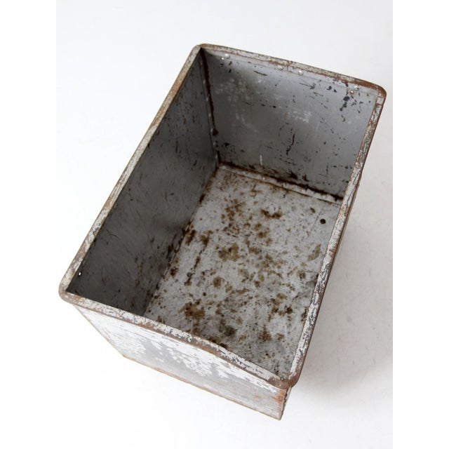 Vintage Industrial Cart Bin For Sale - Image 6 of 12