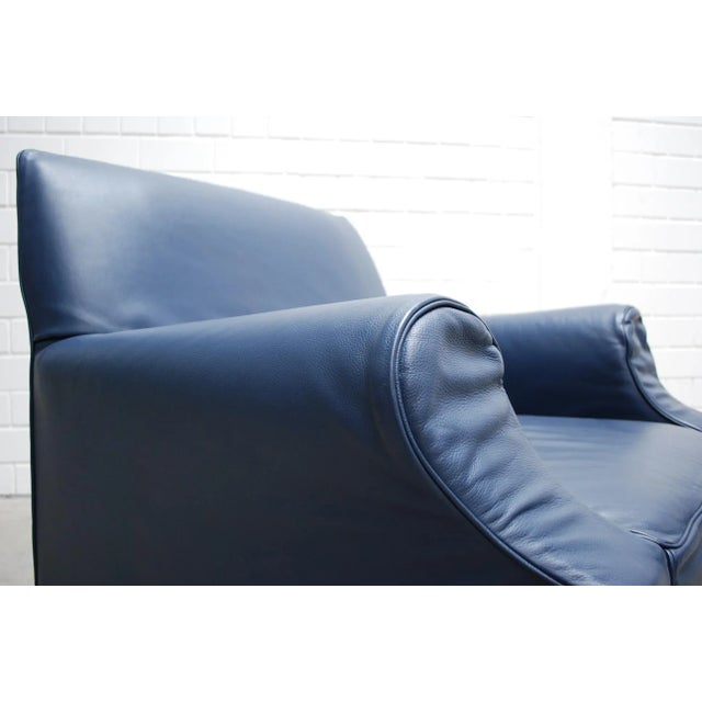 Vintage Lazy Working Leather Armchair by Philippe Starck for Cassina For Sale - Image 10 of 11