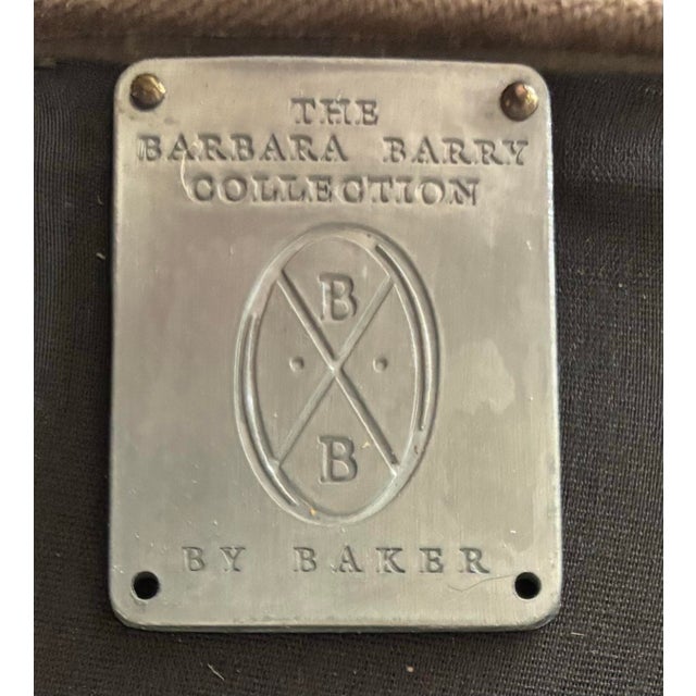 Brown 1990s Set of 2 Baker Dining Chairs For Sale - Image 8 of 10