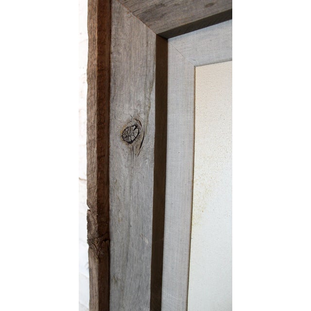 Brown 1980s Lisandro Lopez Baylon (B. 1951) 6 Foot American Indian Painting For Sale - Image 8 of 16