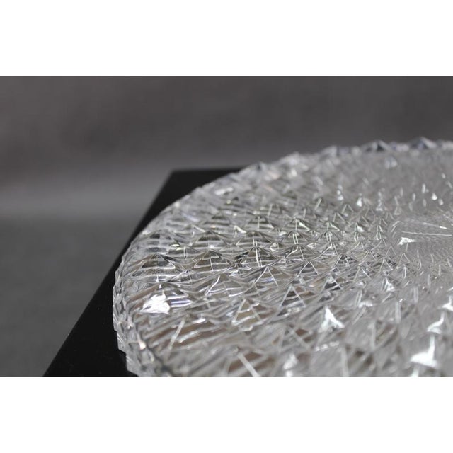 Black Mid-Century Glass Ceiling from Lidokov, 1970s For Sale - Image 8 of 12