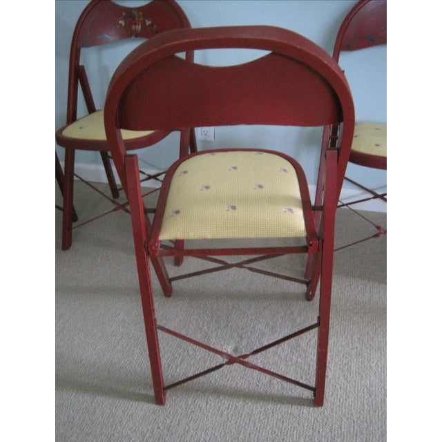 1940s Vintage Bentwood Folding Chairs Set of 4 Chairish