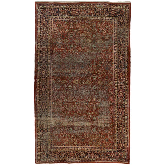 Antique Persian Mahal Rug, 12'00 X 20'04 For Sale - Image 10 of 10