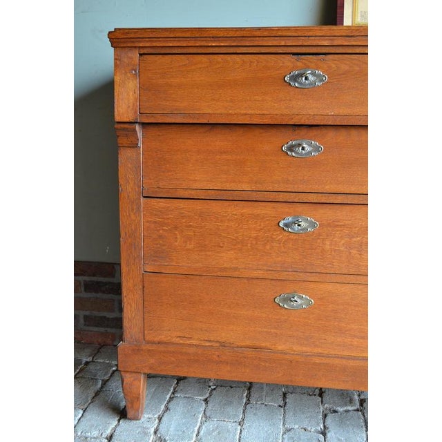 Antique Empire Oak Chest of Drawers For Sale - Image 4 of 8