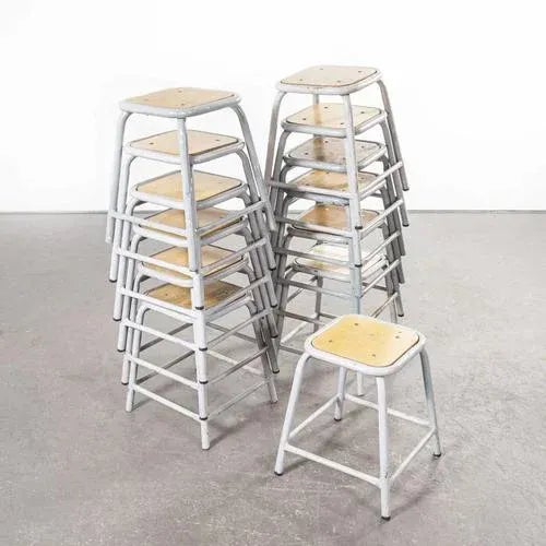 Low Stacking Stool from Mullca, 1960s For Sale - Image 6 of 13