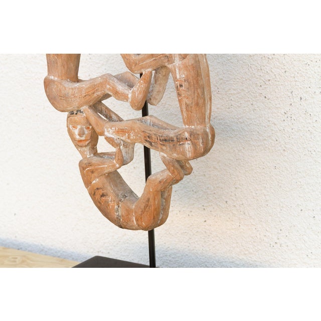 Carved Wood Ancestral Tree of Life Sculpture For Sale - Image 4 of 8