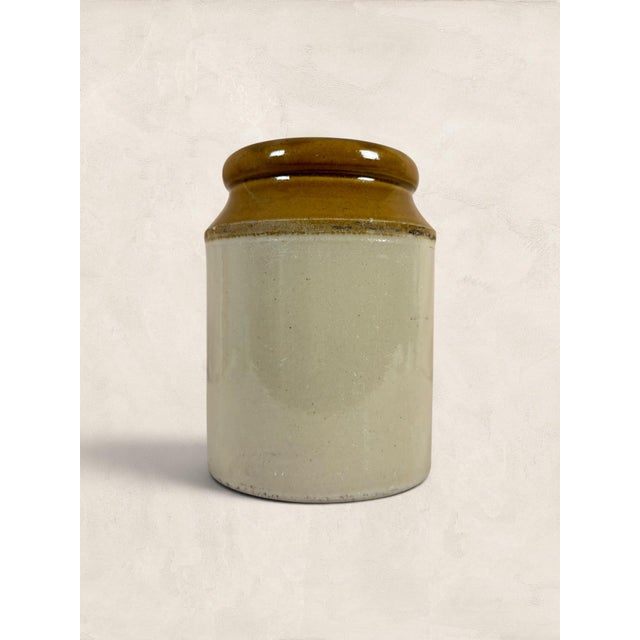 Antique English Victorian Salt-Glazed Stoneware Jar For Sale In Tampa - Image 6 of 6