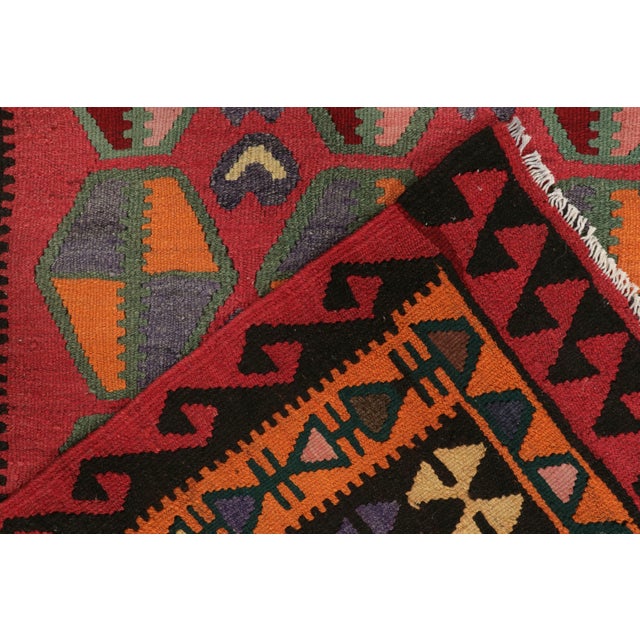 Textile Vintage Northwest Persian Kilim in Pink With Geometric Patterns by Rug & Kilim For Sale - Image 7 of 7