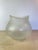 Vintage Murano-Style Scavo Crystaline Finish Glass Vase, Organic Freeform For Sale - Image 4 of 9