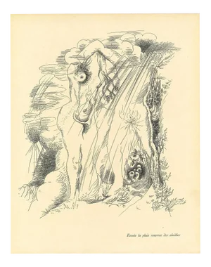 André Masson, Surrealist Study, Collotype, Mid-20th Century