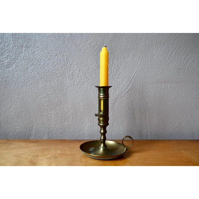Boho Chic Antique French Candlestick For Sale - Image 3 of 8