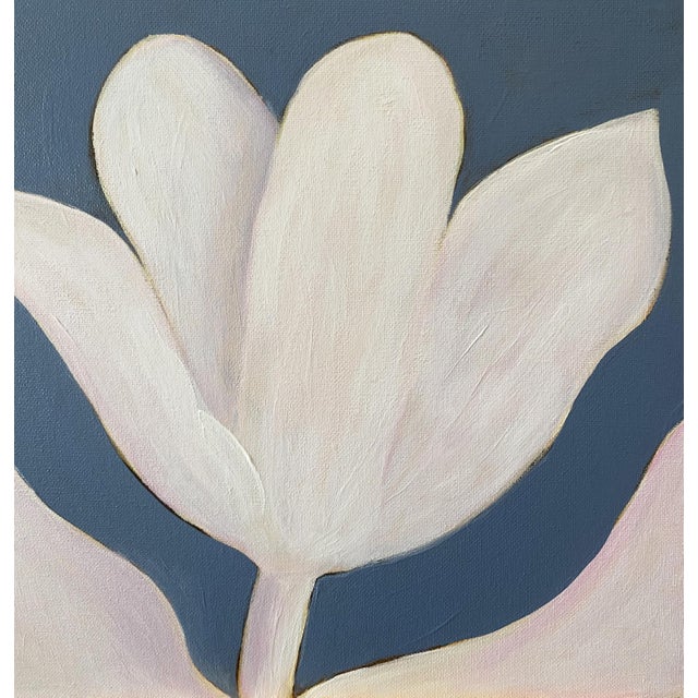 Artist: Tatiana Duperault Medium: Acrylic on canvas Framed Size: 13” W x 13” H Style: Botanical, minimalist, modern...