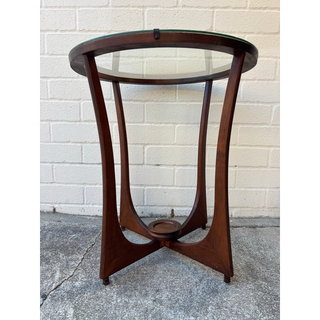 Mid-Century Modern 1960s Danish, Mid-Century Modern Atomic Side Table For Sale - Image 3 of 5