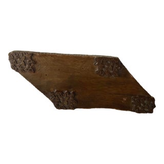 French Authorities and Extremely Rare 1680 Wood Fabric Stamp. For Sale