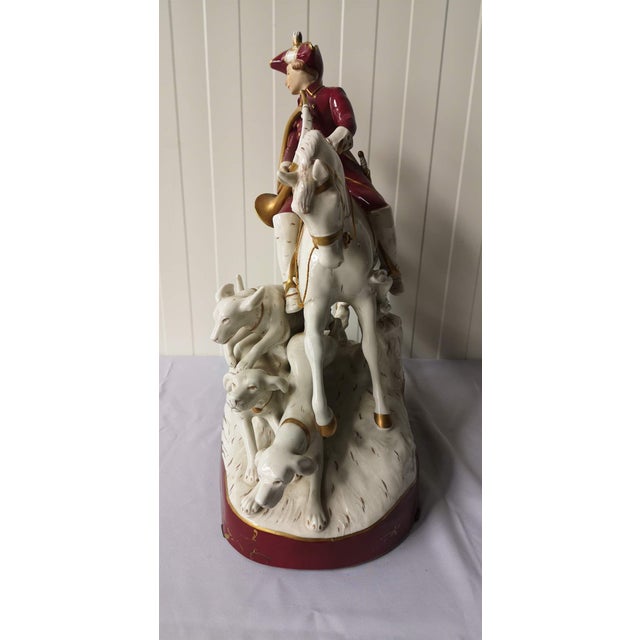 Royal Dux porcelain figure. Porcelain. Made in the territory of the former Yugoslavia. 1960s. Large size.Size: height...