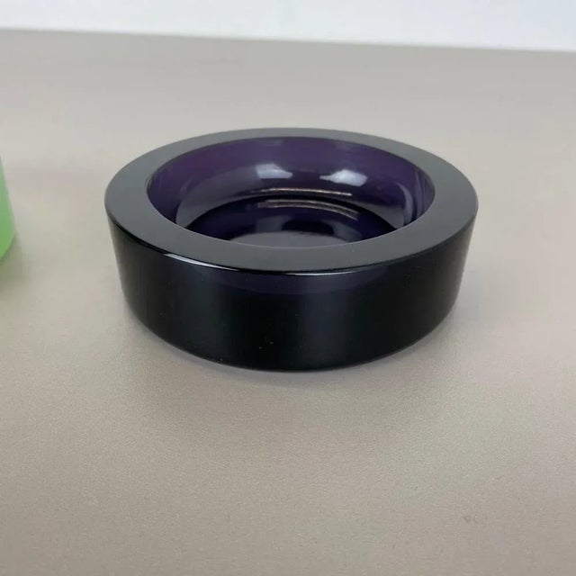 Glass Murano Opaline Glass Shell Bowls from Cenedese, 1960s, Set of 2 For Sale - Image 7 of 18