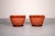 Italian Lounge Chairs in Orange Copper Velvet, 1950s, Set of 2 For Sale - Image 4 of 11