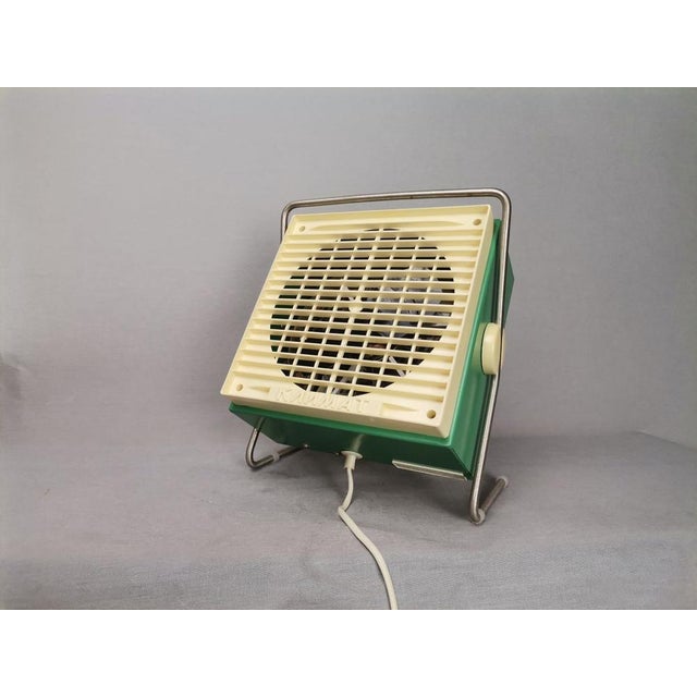 A Retro vintage portable air fan/heater from the 1987s Soviet Union. The model is called Climate. Made of plastic with...