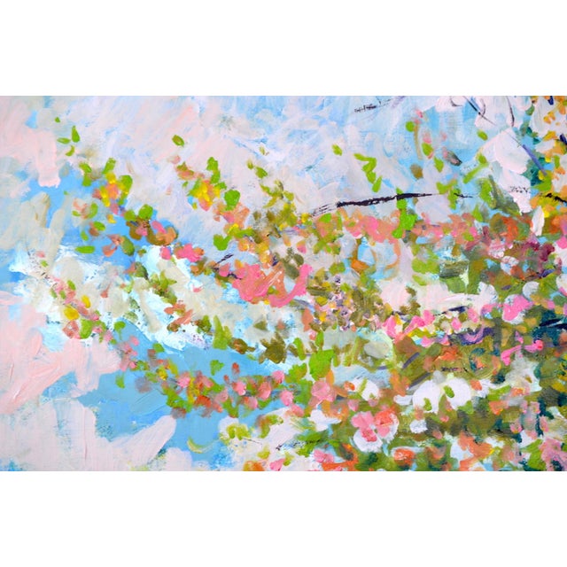 Early 21st Century Linda Clerget, The Song of the Bird, Acrylic For Sale - Image 5 of 6