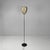 Mid-Century Modern Steel Floor Lamp with Black Round Base, Italy, 1950s For Sale - Image 4 of 16
