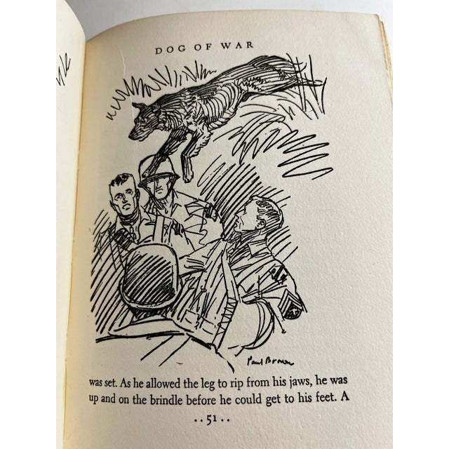 1944 Dog of War Fairfax Downey Book For Sale In New York - Image 6 of 11
