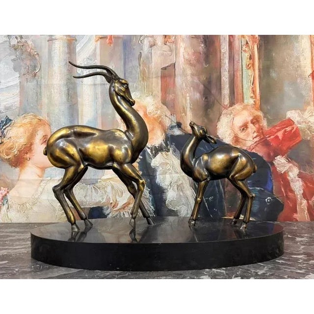 Art Deco Antelope Figurine For Sale - Image 5 of 5