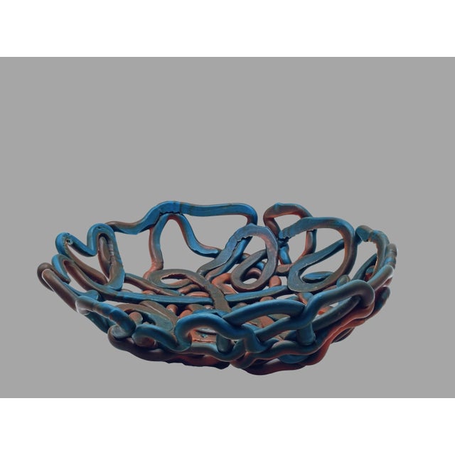 Gaetano Pesce Centerpiece Spaghetti Series in Resin by Gaetano Pesce for Fish Design, 1996 For Sale - Image 4 of 11