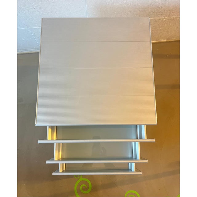 Metal Velasca Chest of Drawers by L. Cozza & L. Mascheroni, Italy, 1980 For Sale - Image 7 of 12