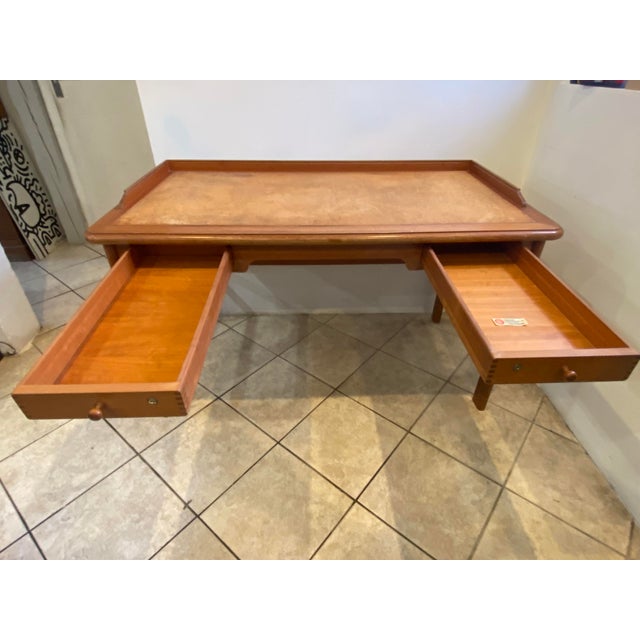 Very rare Danish desk, designed by Andreas Hansen for Hadsten Traeindustri Manufactured on January 18, 1994 Made of Oregon...