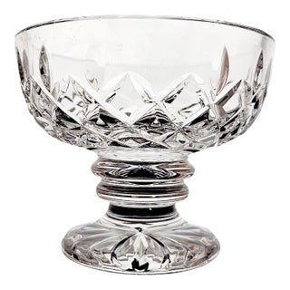 Late 20th Century Waterford Crystal Round Compote Cm45m1, Ireland For Sale