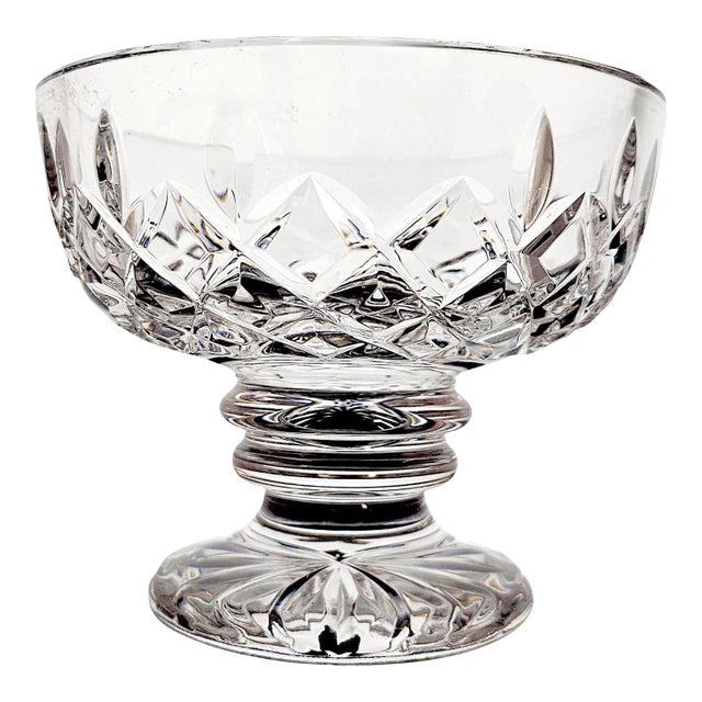 Late 20th Century Waterford Crystal Round Compote Cm45m1, Ireland For Sale