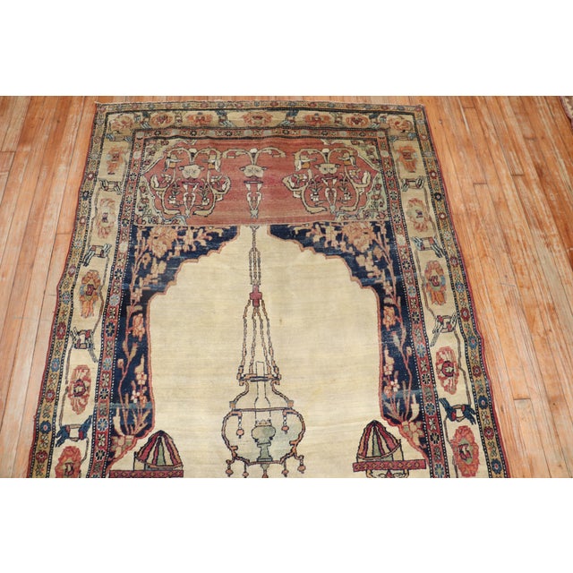19th Century Kerman Pictorial Rug - 4'7" x 8' For Sale - Image 18 of 18