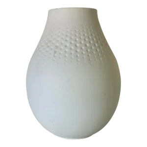 Vintage Villeroy & Boch White Porcelain Vase
